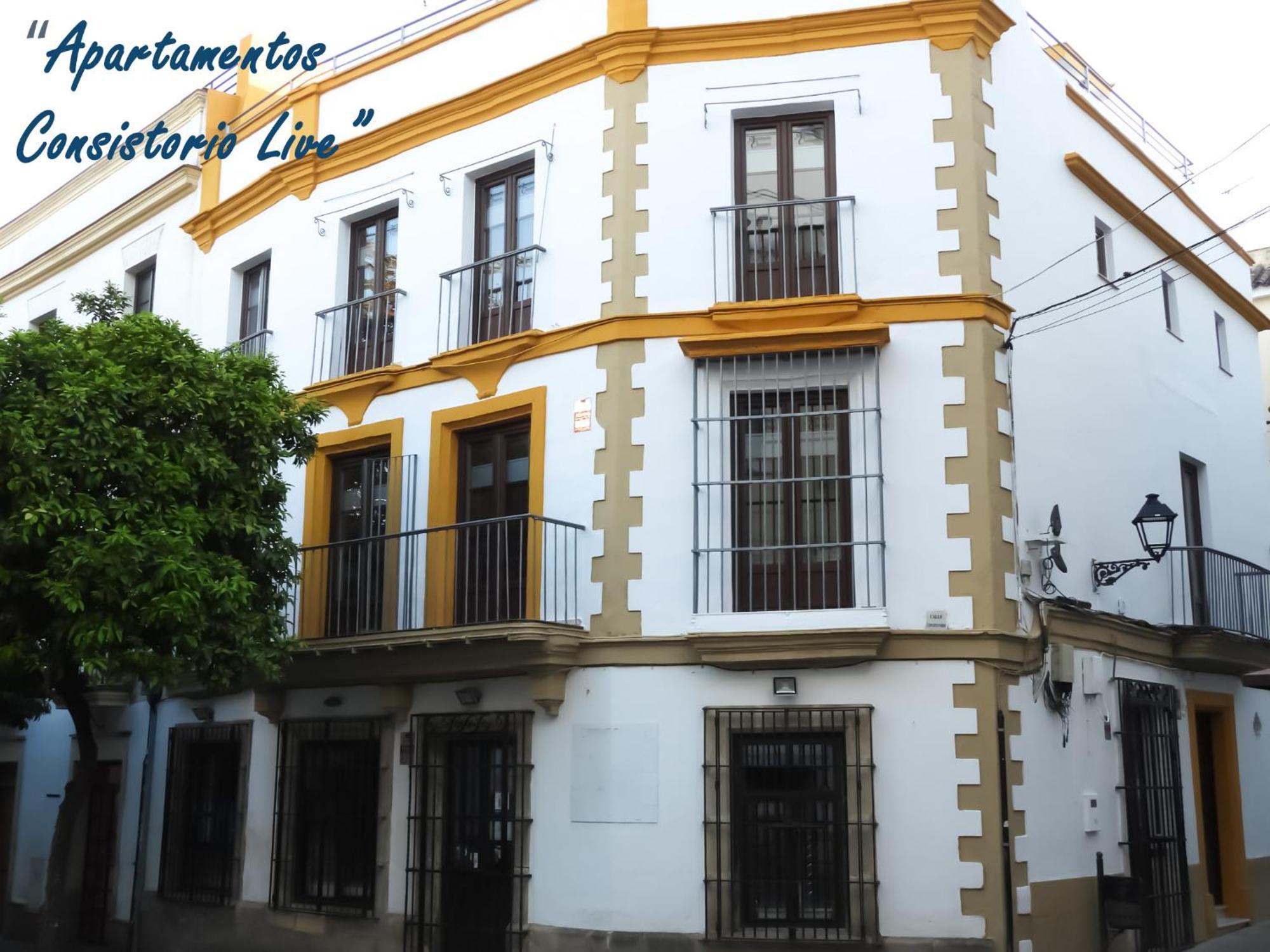 Apartamentos Consistorio Live Jerez de la Frontera Exterior foto