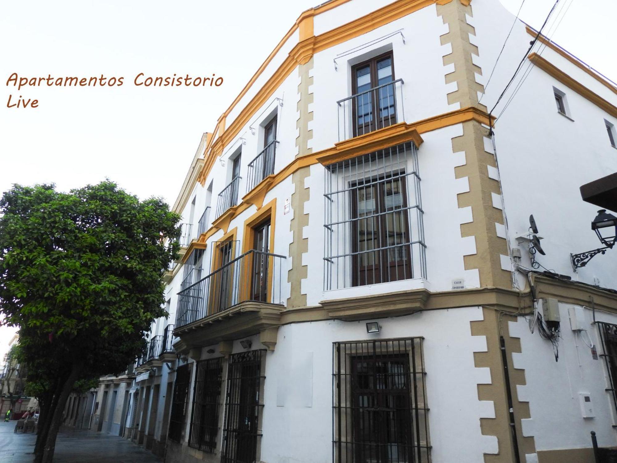 Apartamentos Consistorio Live Jerez de la Frontera Exterior foto